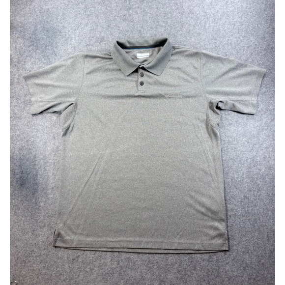 Columbia Other - Columbia Mens Gray Sun Protection Short Sleeve Polo Shirt XM6449 Size Large